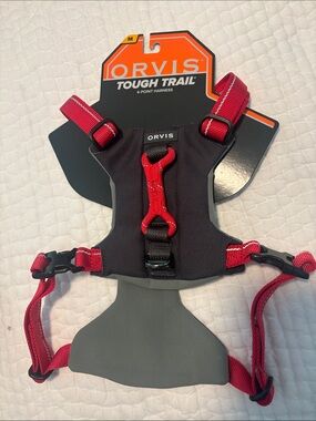 Orvis Kids Red and Black 4-Point Harness